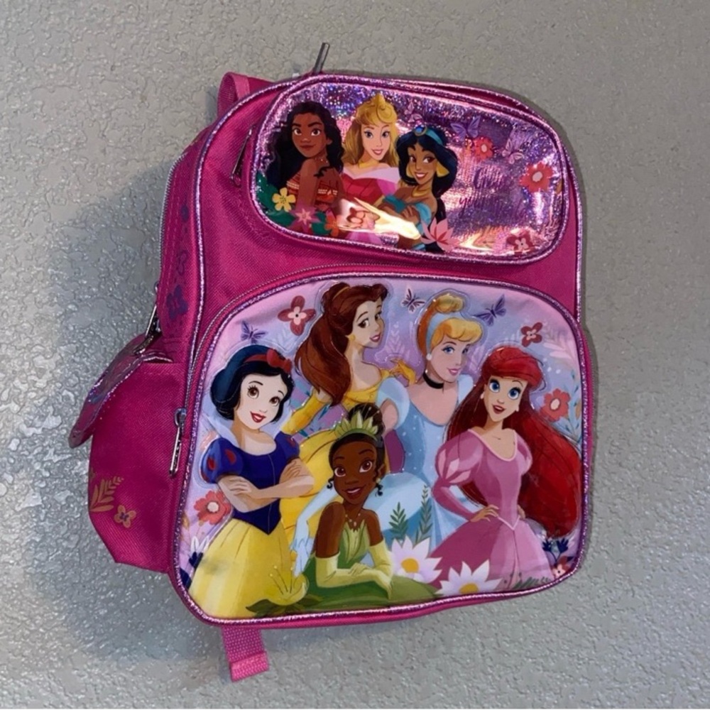 Disney -Princess- Small Reinforced Backpack Brand New 12”H x 10”W